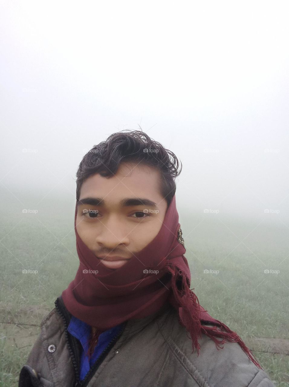 indian boy photography in winter season time