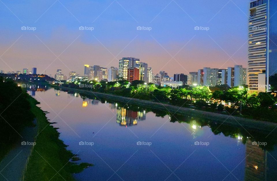Marginal Pinheiros at Night