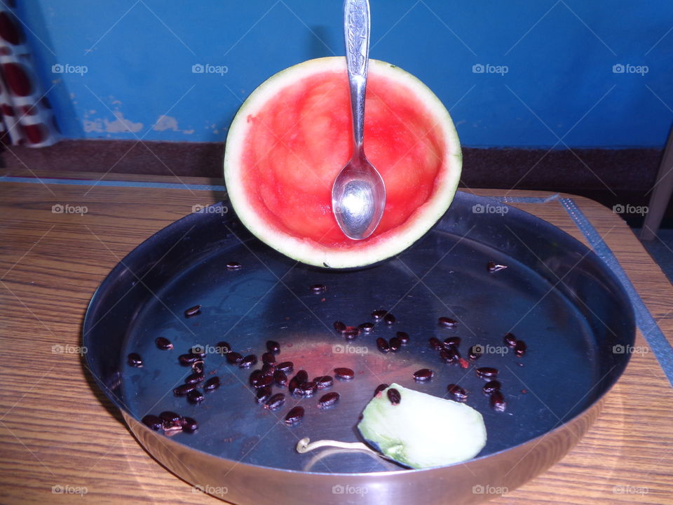 empty watermelon ☺️!