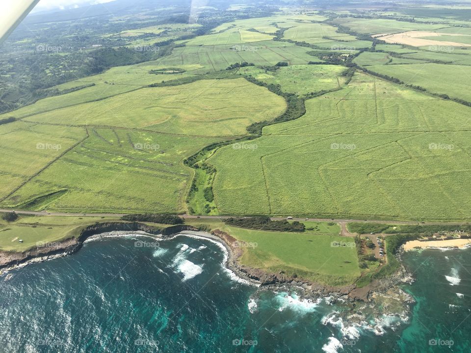 Hawaiian coastline 