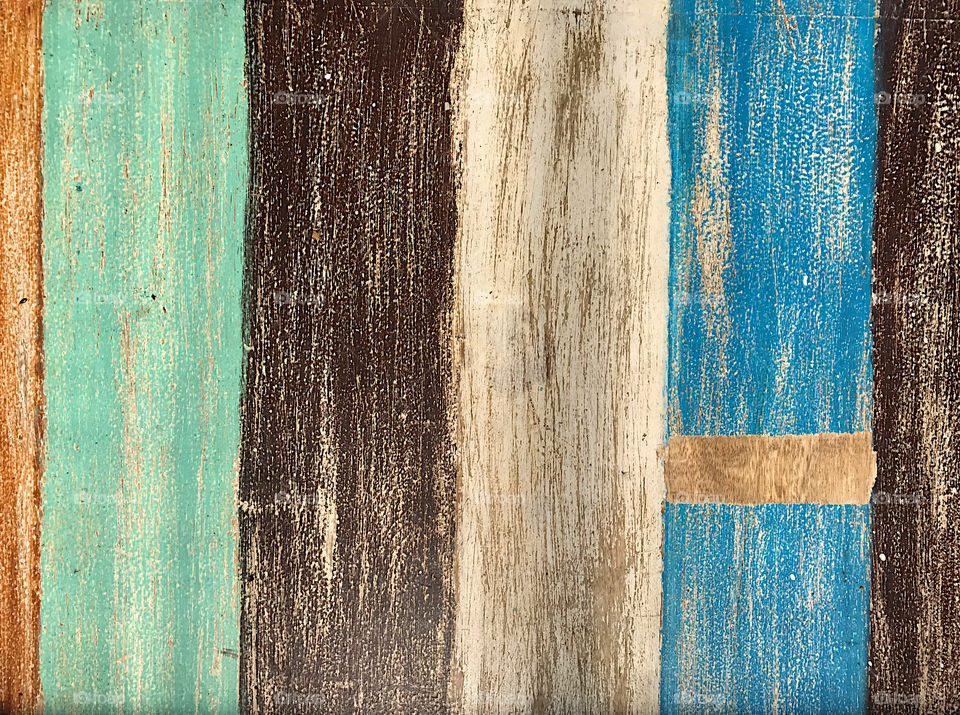 Painted wood