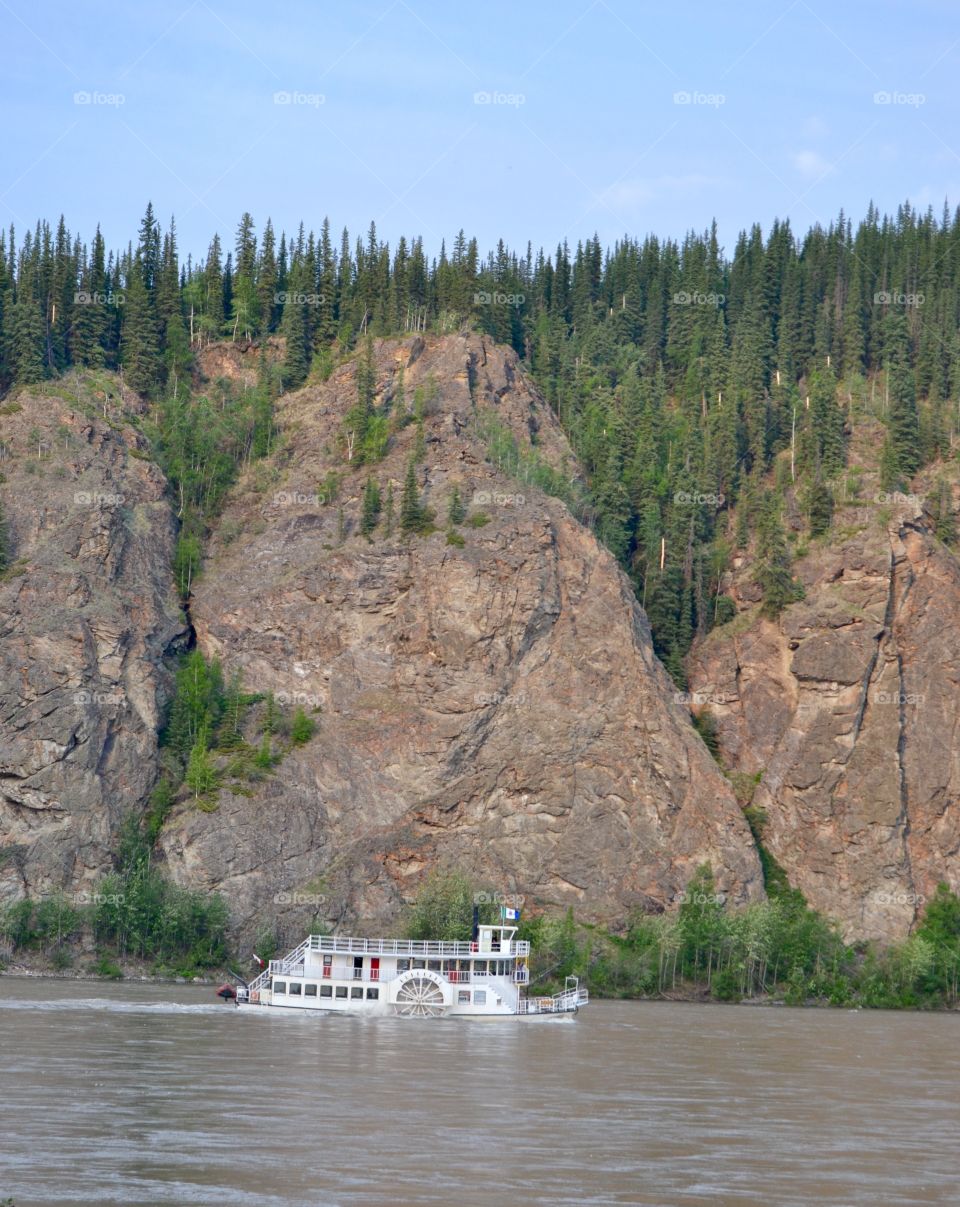 Paddlewheeler On The Yukon River