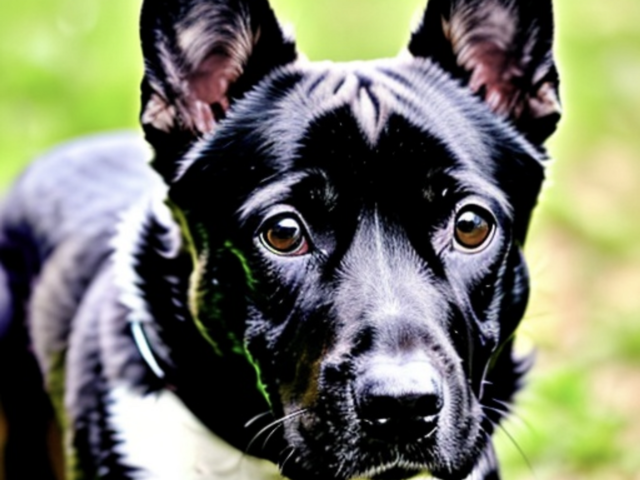 beautiful cute eyed dog