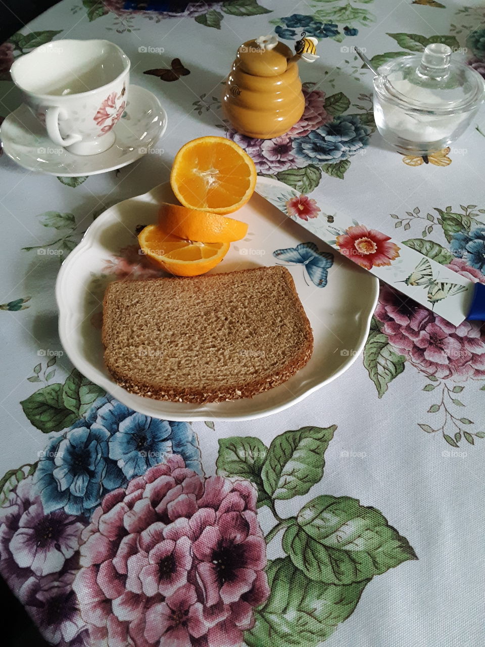 butterfly meadows breakfast before coffee #