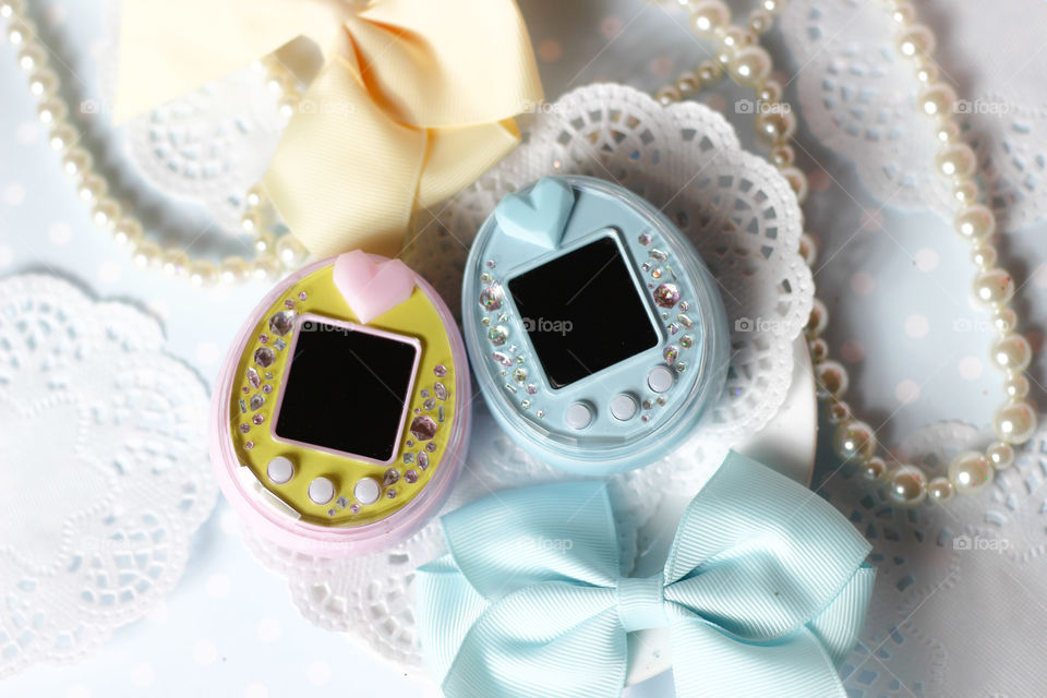 tamagotchi beautiful toy food dessert