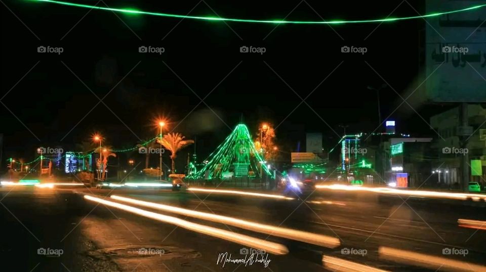 A very beautiful picture, and there is no better picture than it. There is no better picture of green herbs and colorful, red and white roses than it. Glory be to God, the natural and picturesque view, and there is no more