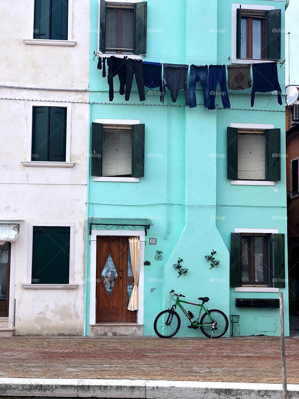 Bicycle in Italy Burano