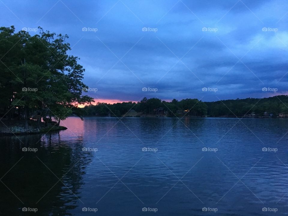 Sunset at Hot Spring, Arkansas 