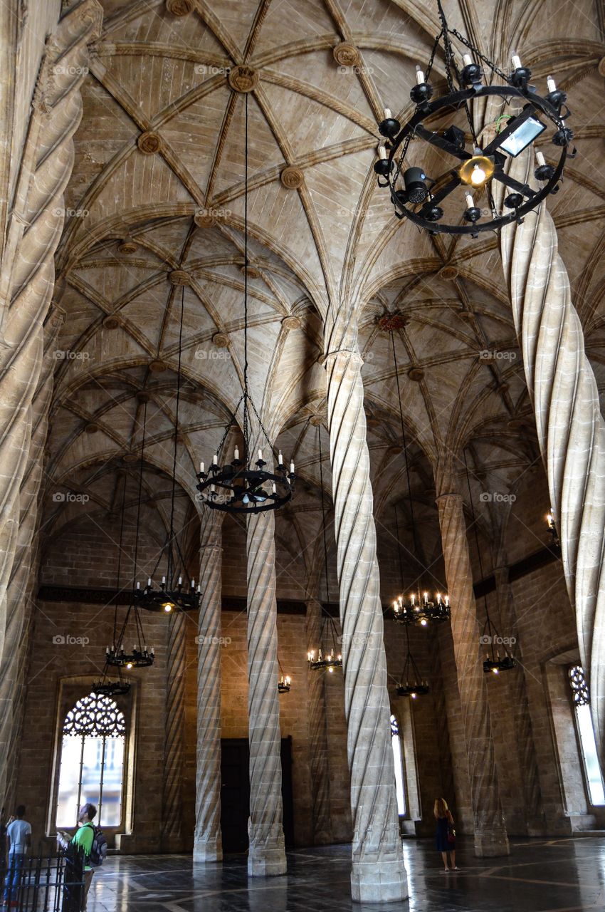 Lonja de la Seda. Sala de Contratación, Lonja de la Seda (Valencia - Spain)