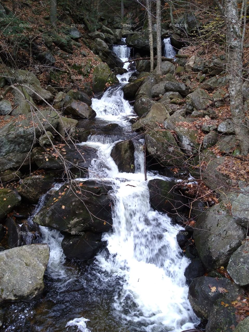 Route 20 Massachusetts waterfall