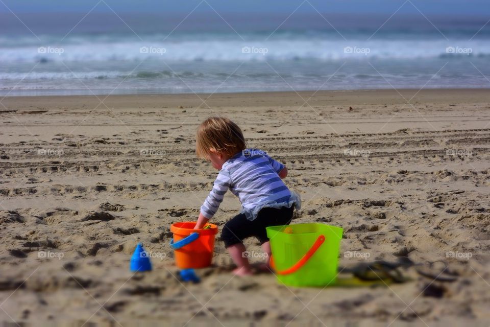 Beach playtime