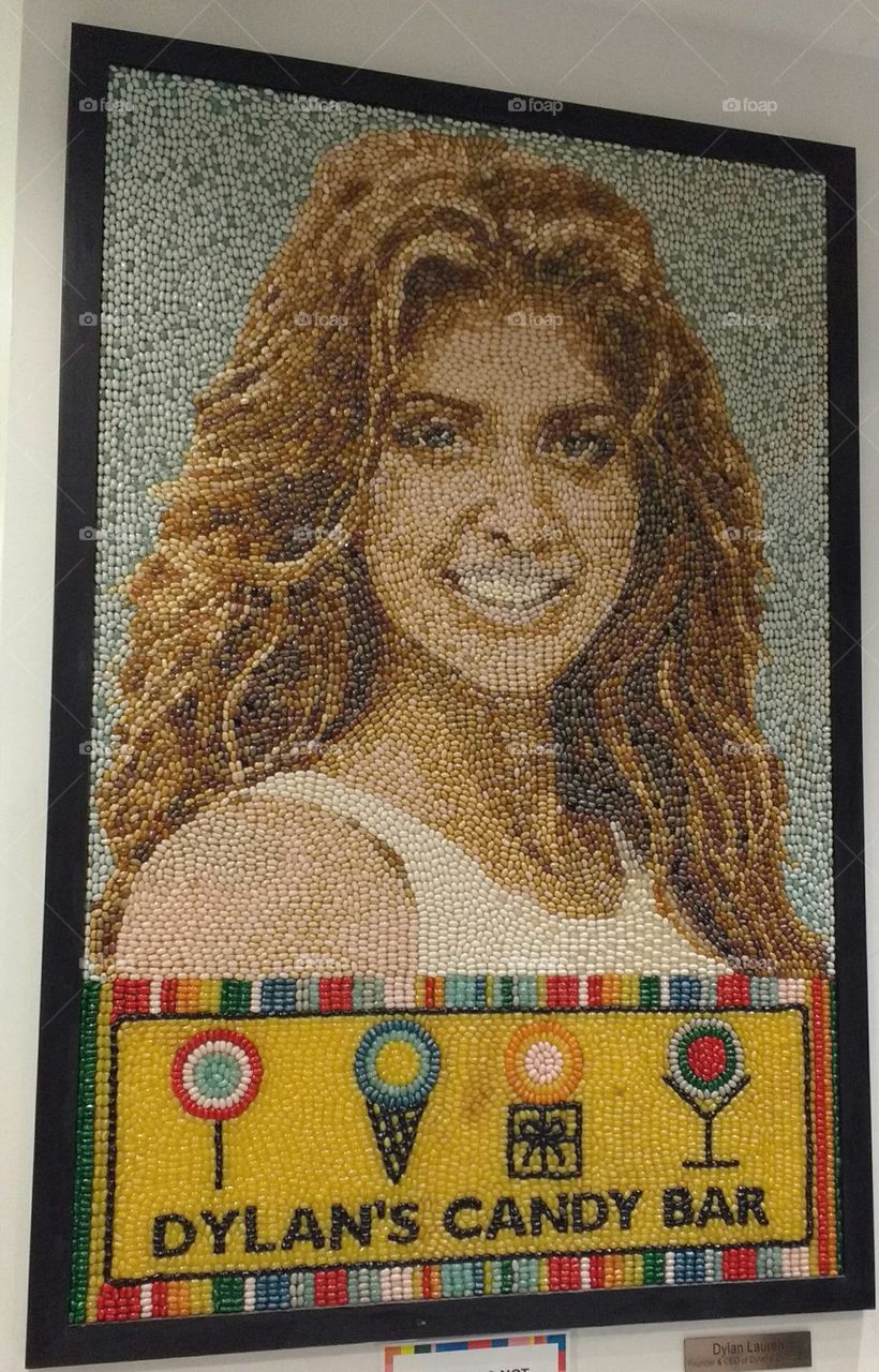 Jelly Belly Jellybeans Artwork of Candy Store Owner Dylan Lauren