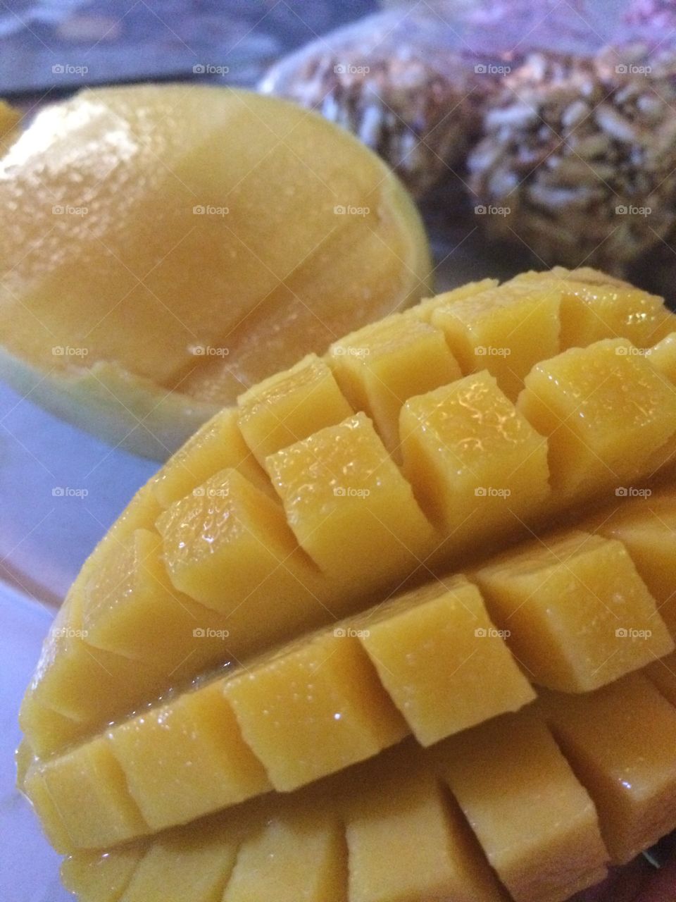 Watery sweet delicious mango fruit.