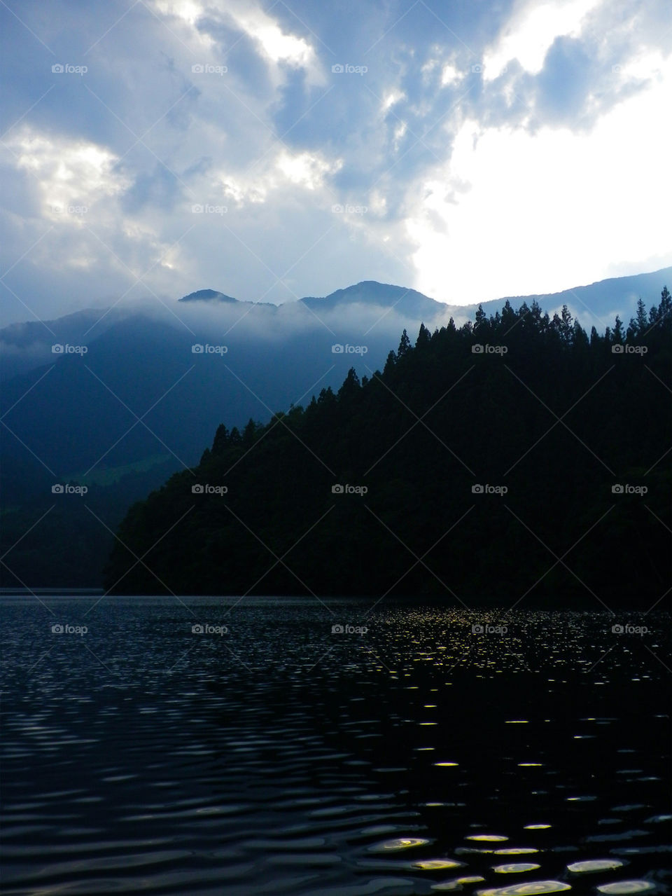 sky nature dark mountain by hugo