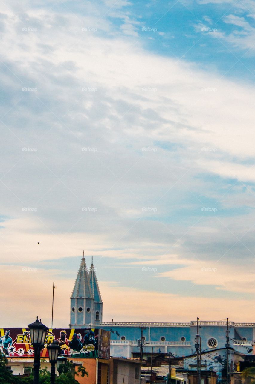 Landscape from a sunset in Maracaibo Venezuela