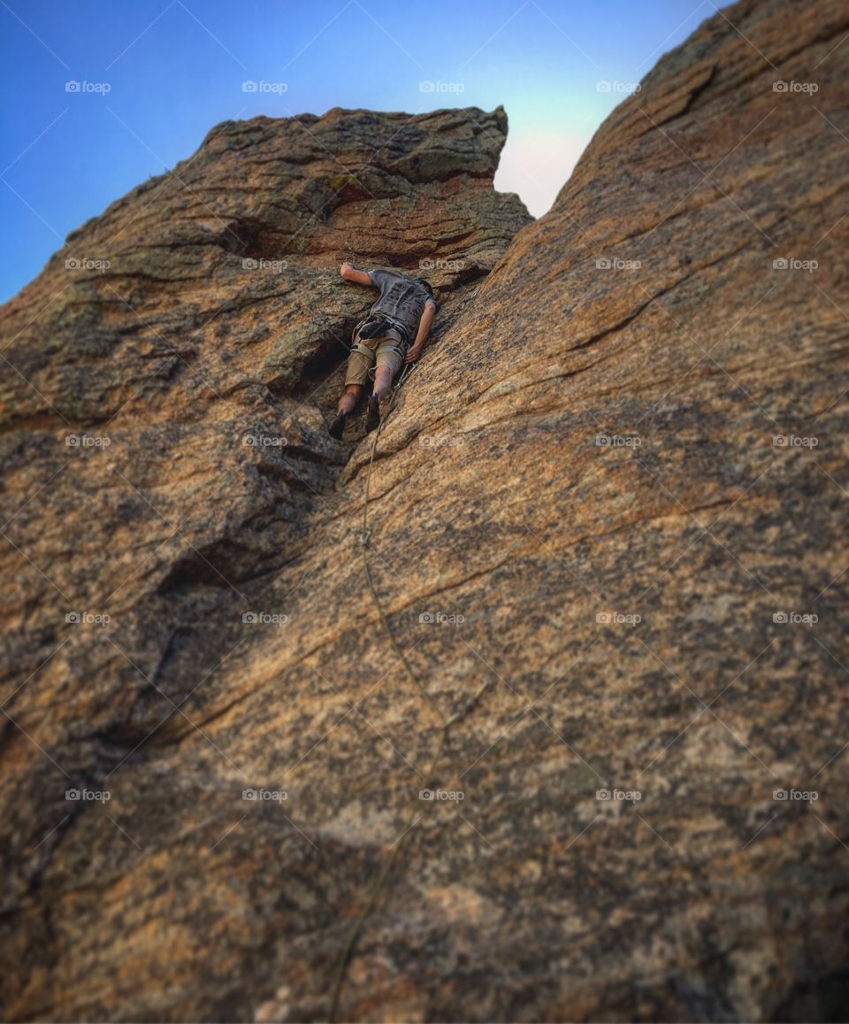 Rock climbing @ Jurassic Park, CO