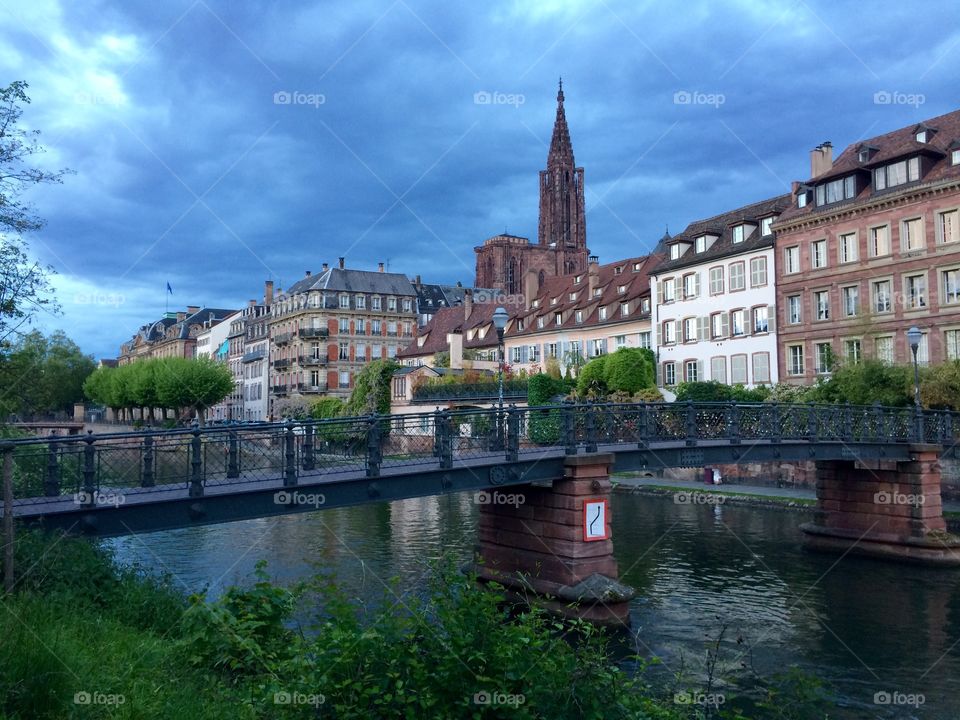 Strasbourg Cathedral from the River
