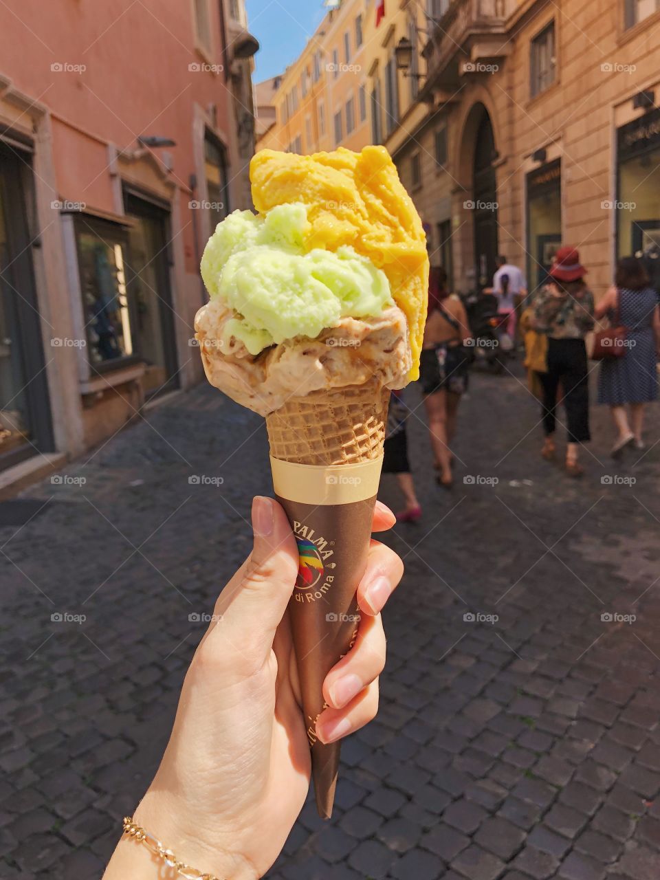 Ice Cream in Rome 