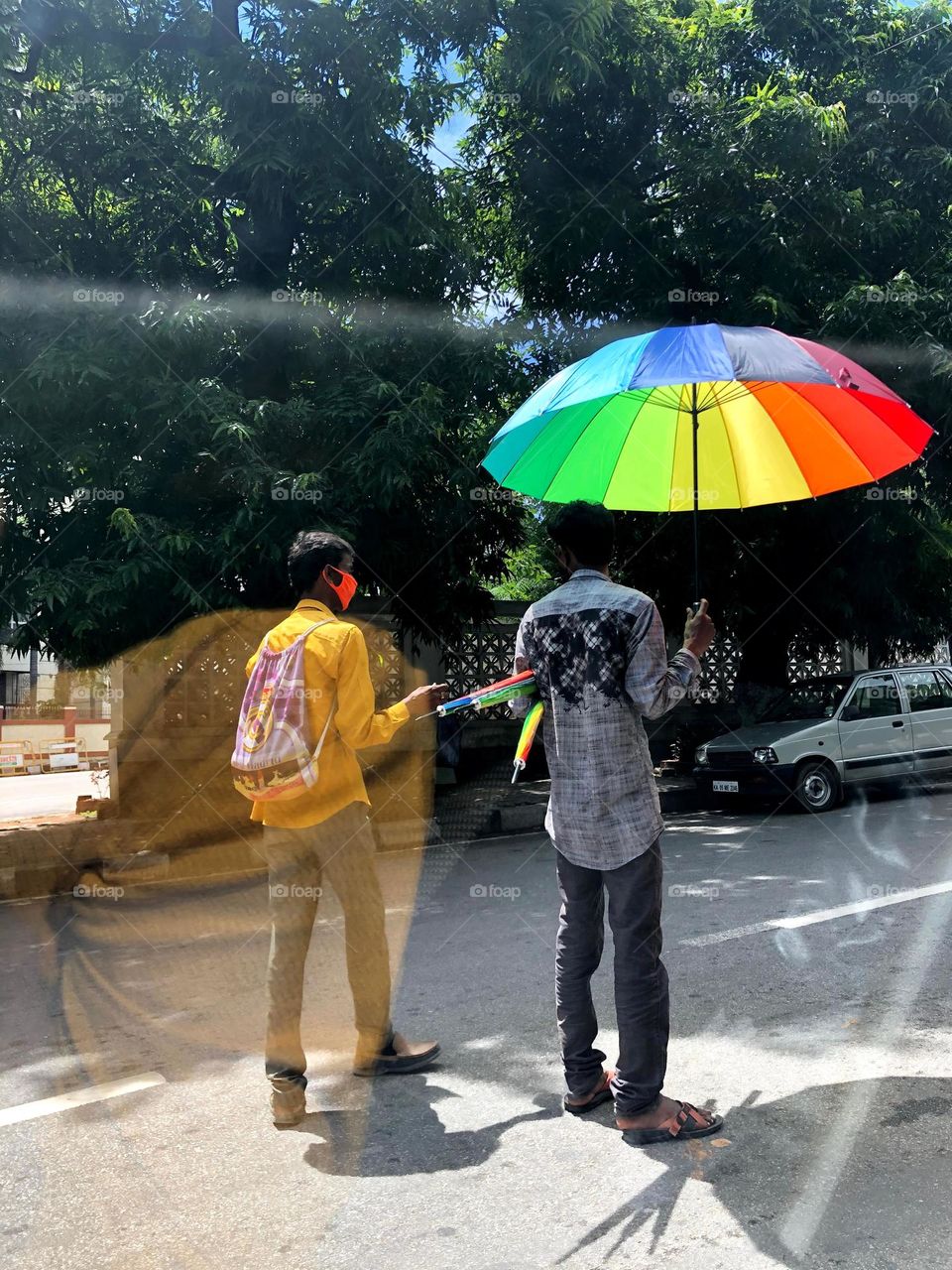 Colorful umbrella