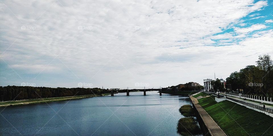 Gloomy spring weather