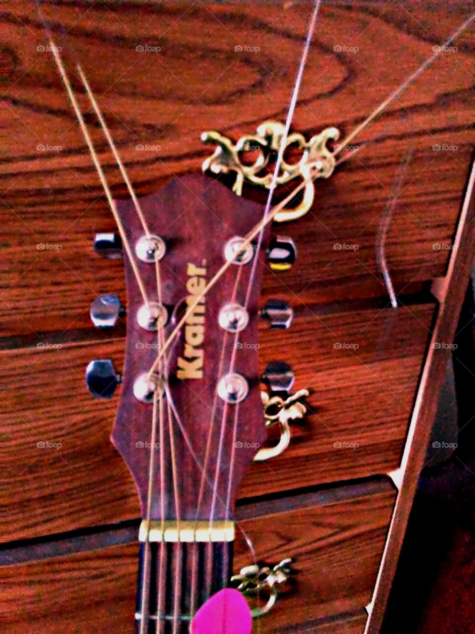 My Kramer Dreadnaught style D 100 Acoustic Guitar .