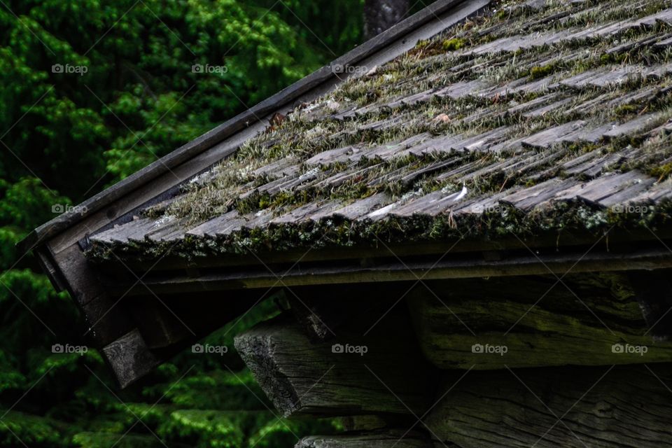 Details on roof of old House 