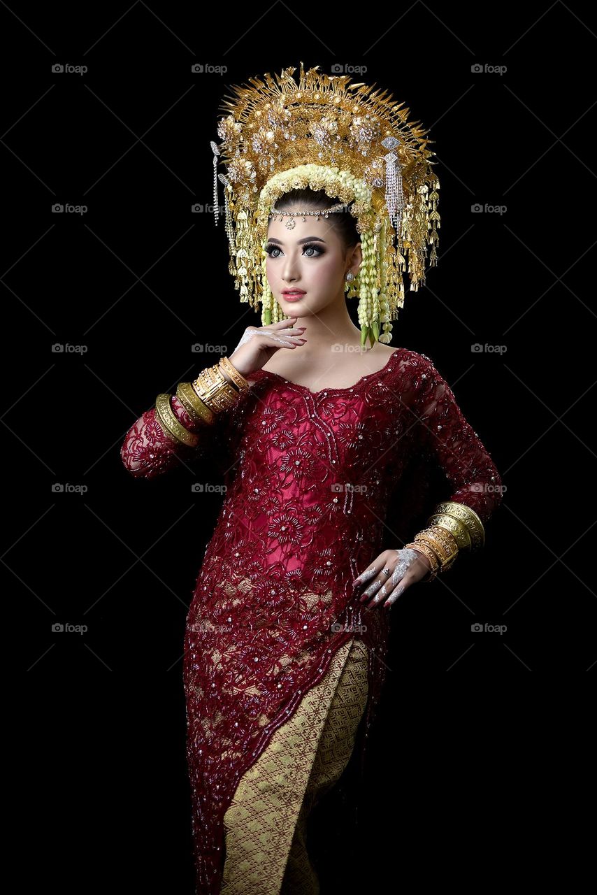Model bride in Sumatra