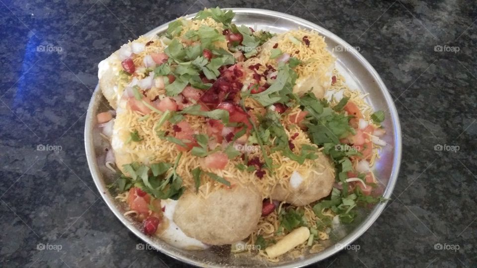 Dahi Puri, food