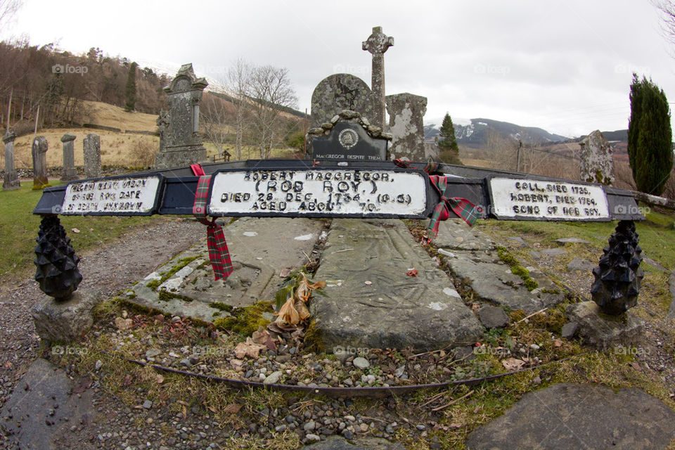 The grave of Rob Roy MacGregor