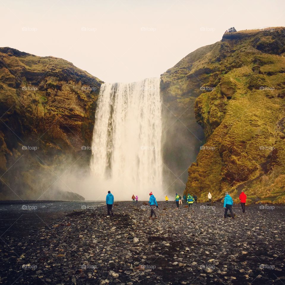 Waterfalls in Iceland 