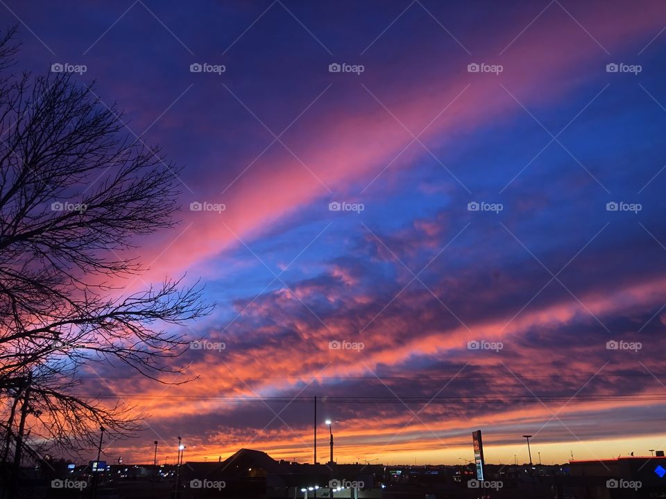Sunset in the Midwest 