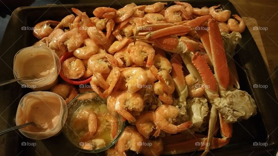 Shrimp and Crab Legs