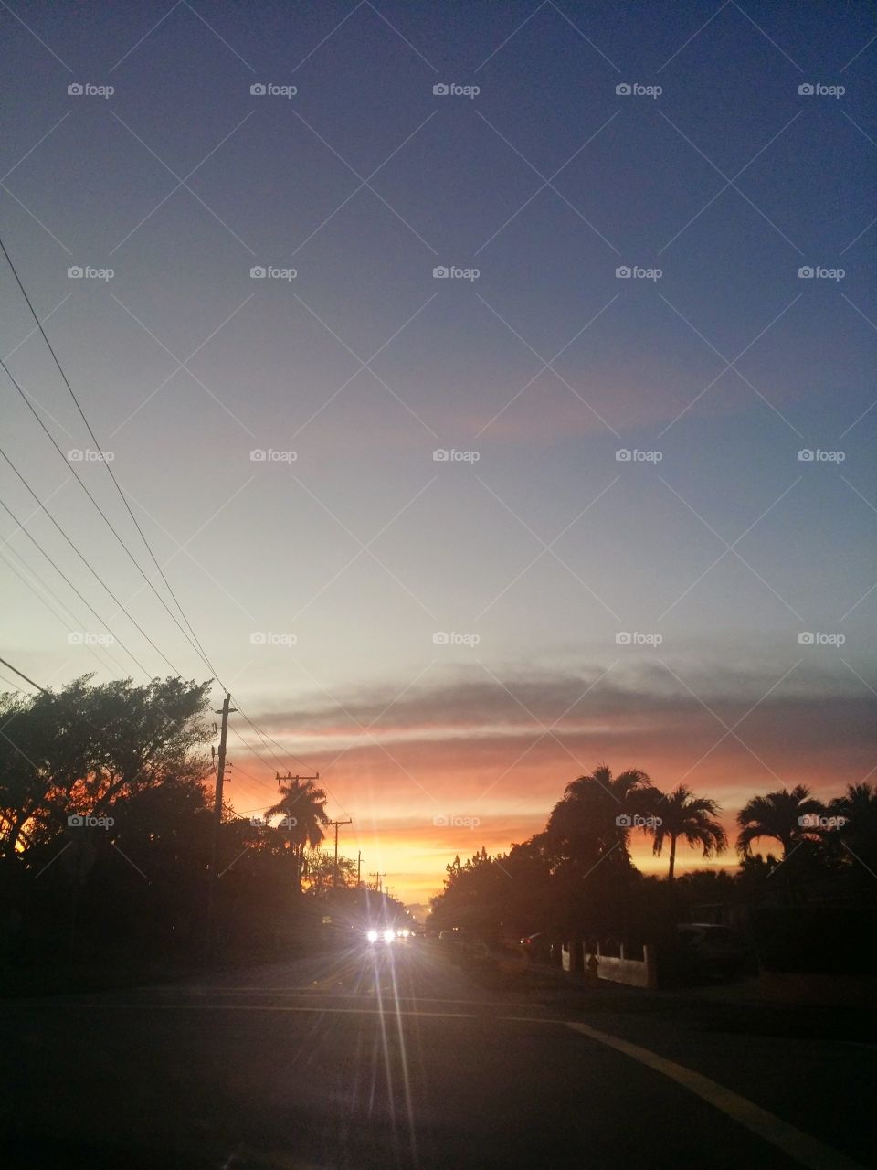 Miami Florida  sunset