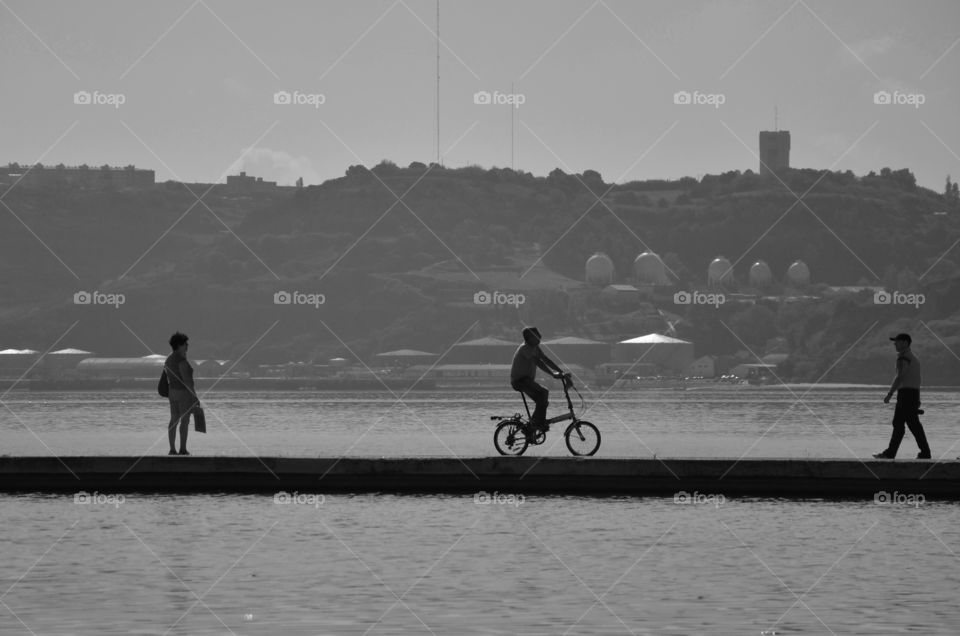 Lisbon. On the Tage river