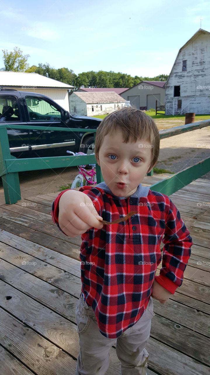 showing leaf funny facial expression