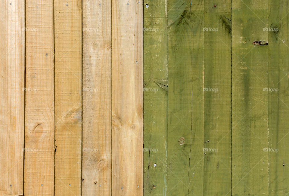 Colorful fence