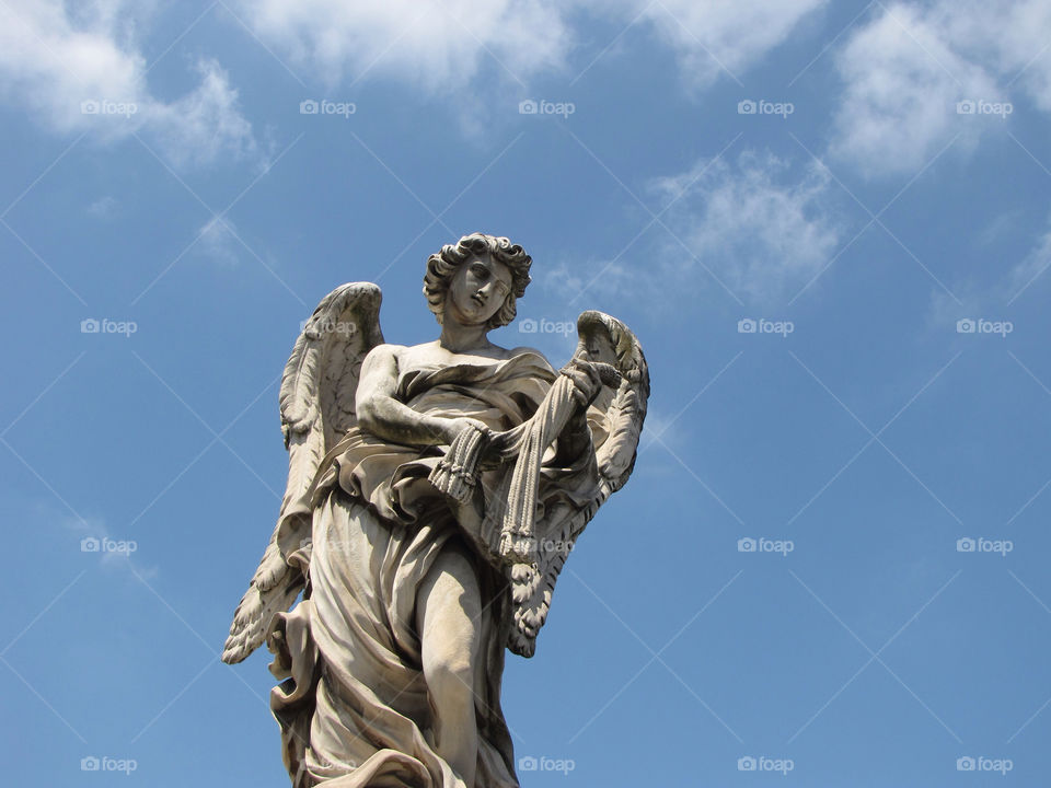 sky italy statue rome by antpru