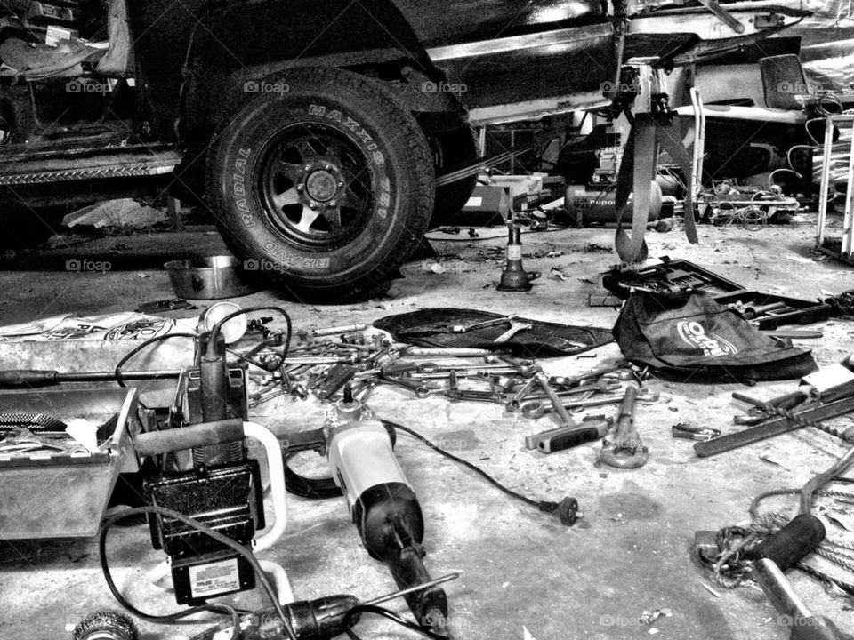 tools black and white messy tyres by gdyiudt