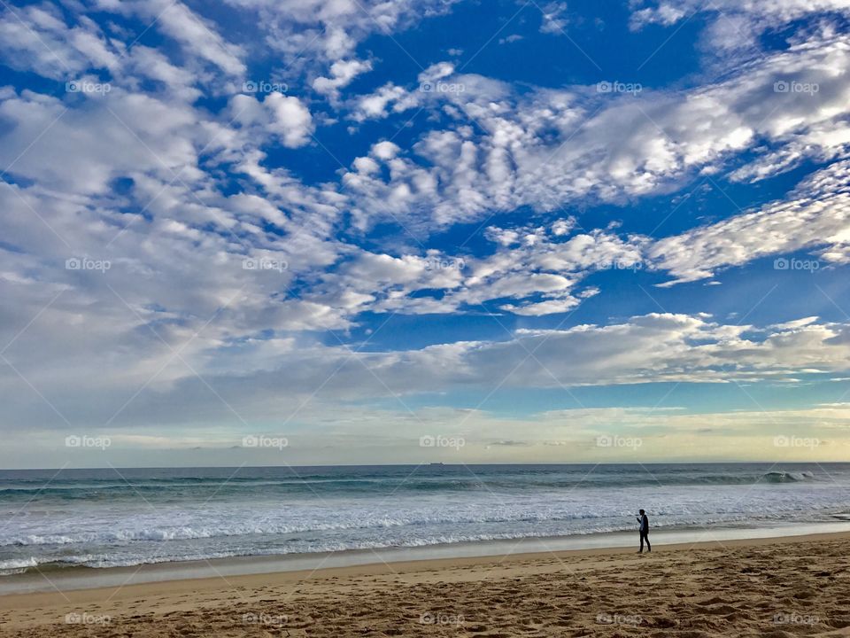 Walk along the beach