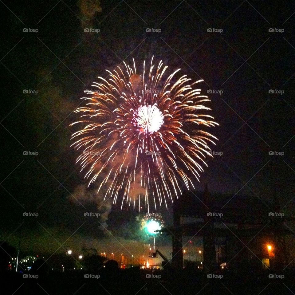 Awesome fireworks