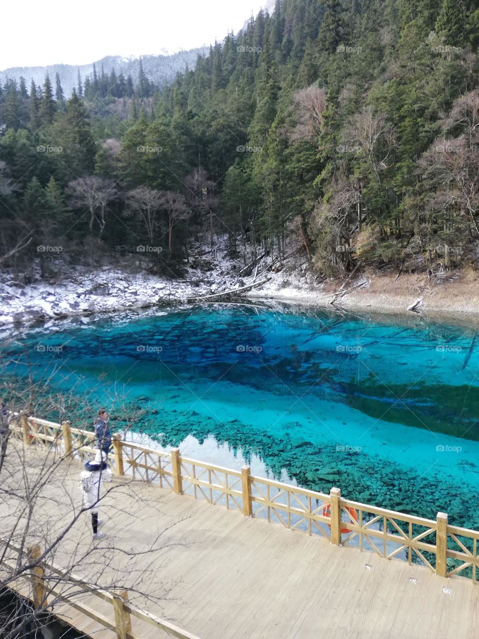 Blue Lake of Winter