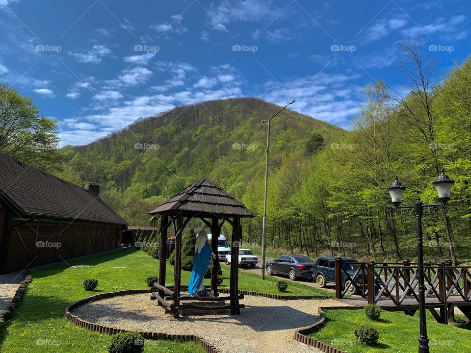 View of the mountains