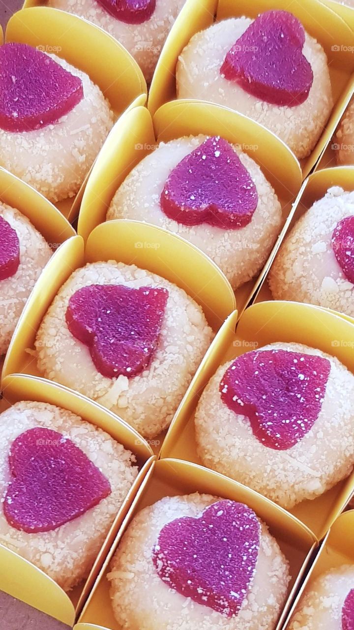 beijinho com goiabada