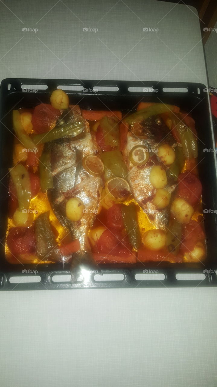 Fisch zum Mittagessen