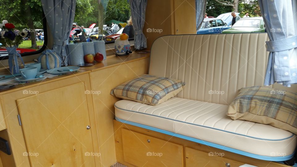 vw camper inside