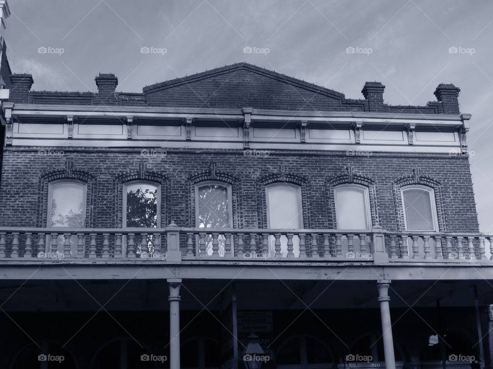 architecture historical. in Old Sac taking pictures