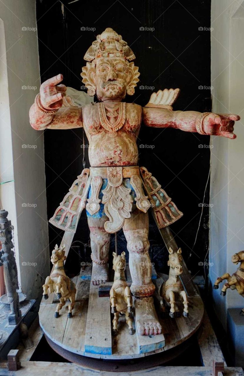 vintage Sri Lankan sculpture