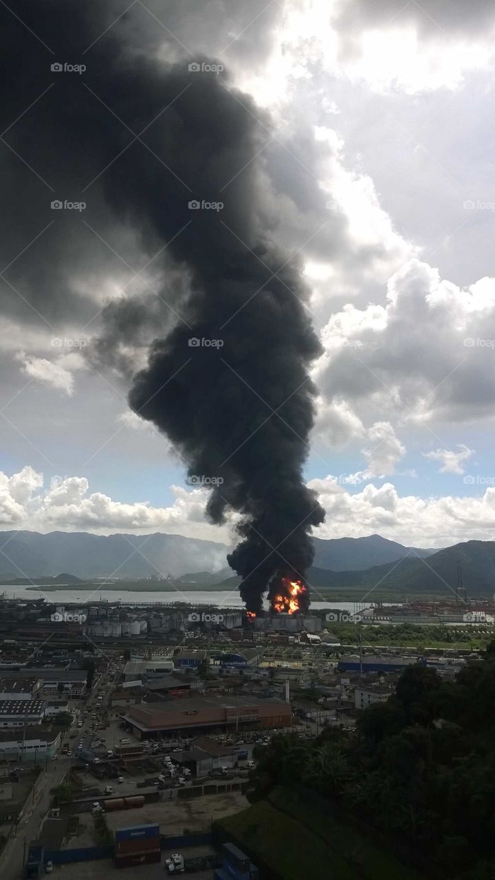 Incêndio em Santos