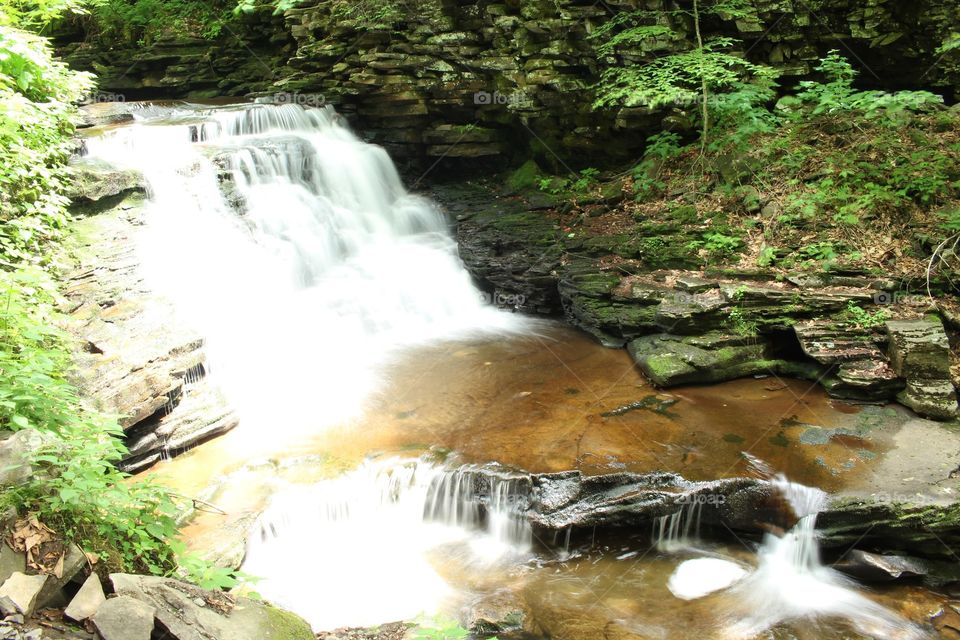 Ricketts Glen State Park waterfall