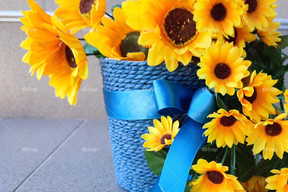 Complementary Colors, Flower Pot